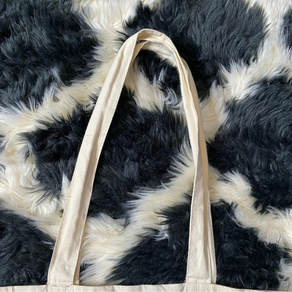 Vintage University of Toledo Ohio 2003 Beige Rocket Launch Canvas Tote Bag - Picture 5 of 8